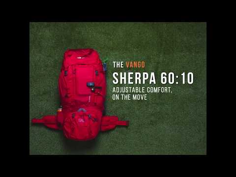 Рюкзак туристический Sherpa 60:70 Black Vango