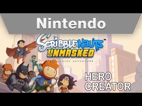 Crea tu propio súper héroe con Scribblenauts Unmasked: A DC Comics Adventure Crea tu propio súper héroe con Scribblenauts Unmasked: A DC Comics Adventure