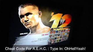 wwe 12 cheats codes for wii