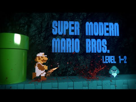 Versión moderna del nivel 1-2 de Super Mario Bros hecha por fans Versión moderna del nivel 1-2 de Super Mario Bros hecha por fans
