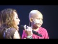 The Climb- Miley Cyrus 10/25 Concert For Hope- Miley Brings Girl on Stage