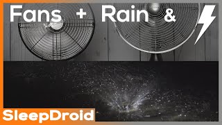 ► Soothing Fan Sounds and Night Rain and Thunder Sounds for Sleeping ~Rain Fan White Noise, Lluvia► Soothing Fan Sounds and Night Rain and Thunder Sounds for Sleeping ~Rain Fan White Noise, Lluvia