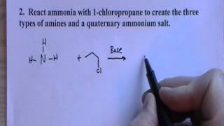 CHEM 1060 Lecture 044 Amine Salts and Heterocyclic Amines