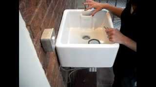 How To Fit A Strainer Waste To A Belfast Sink With Weir Overflow