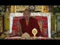 HH Karmapa offers a Dharma Talk to Kagyu Gunchoe monks