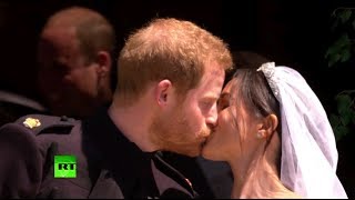 Главная свадьба Великобритании: принц Гарри и Меган Маркл сочетались браком в Виндзоре
