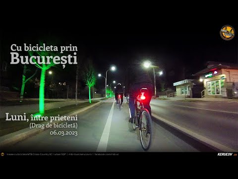 VIDEOCLIP Cu bicicleta prin Bucuresti / Luni, intre prieteni / 6 martie 2023 [VIDEO]