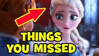 OLAF'S FROZEN ADVENTURE Trailer EASTER EGGS & Things You Missed
