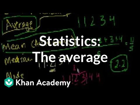 Statistics: The Average