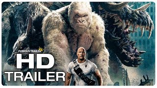 RAMPAGE Movie Clip George vs Giant Crocodile (2018) Dwayne Johnson Monster Movie Trailer HD