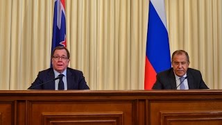 Пресс-конференция С.Лаврова и М.Маккалли| Press-conference of Sergey Lavrov and Murray McCully