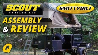 SmittyBilt Scout Trailer and Tent Assembly & Overview