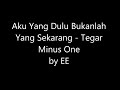 Photo Aku Yang Dulu Bukanlah Yang Sekarang Tegar Minus One Karaoke Lyrics