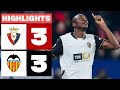 CA OSASUNA 3 - 3 VALENCIA CF I RESUMEN LALIGA EA SPORTS