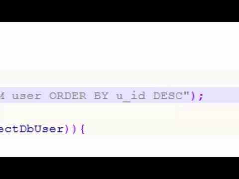 دورة PHP/MYSQL : الدرس 35 (استخدام Order By)