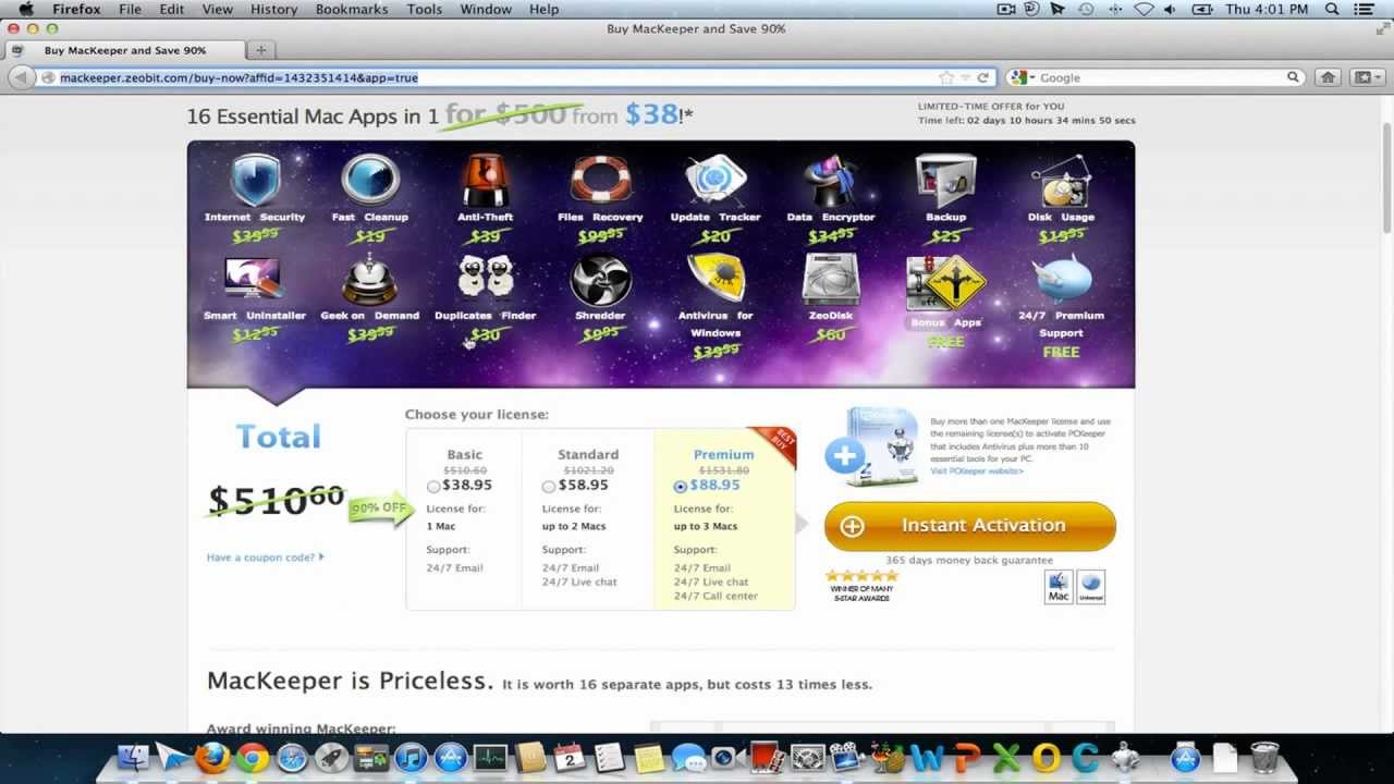 activation code for mackeeper 2012