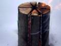 Canadian Log Candle