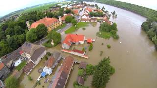 Povodně 2013 - Větrušice, Dolní Beřkovice, Obříství, Dušníky, Na Štěpáně 4.6