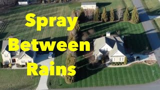 How to efficiently treat a Lawn between RAIN and LIFEHow to efficiently treat a Lawn between RAIN and LIFE