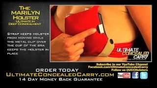 The Marilyn being extracted  Concealed carry holsters, Bra holster,  Concealed carry women