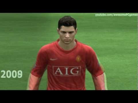 Ronaldo from FIFA 05 to 12