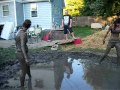 Backyard Mud Wrestling!!