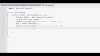 Beginner Java Calculator Tutorial