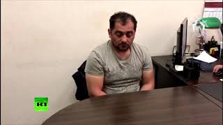 СК показал кадры допроса задержанного по делу об убийстве экс-спецназовца в Красногорске (04.06.2019 19:38)