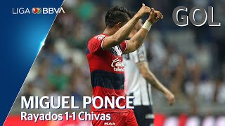 Gol de M. Ponce | Monterrey 1 - 1 Chivas | Liga BBVA MX - Jornada 14 - Apertura 2019Gol de M. Ponce | Monterrey 1 - 1 Chivas | Liga BBVA MX - Jornada 14 - Apertura 2019