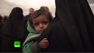 Эвакуация мирных жителей: тысячи людей бегут из Багуза (28.02.2019 12:47)