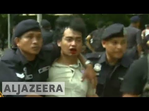 Al Jazeera crew's camera 'busted by Malaysian police' at rally