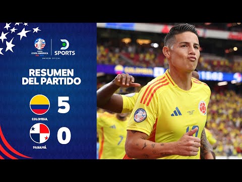 Colombia 5-0 Panamá | Resumen | Copa América 2024 Cuartos de Final