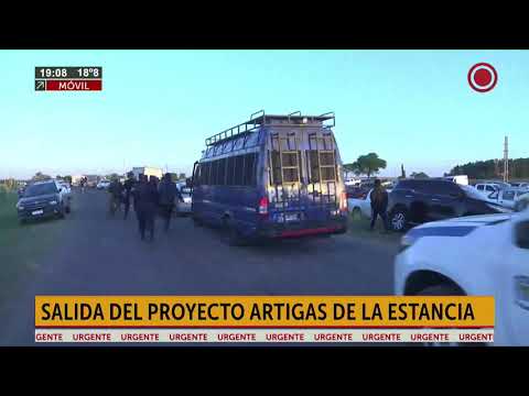Así salían integrantes del Proyecto Artigas de Estancia Casa Nueva