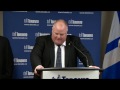 Toronto Mayor Speaks