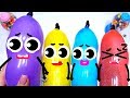 Learn Colors with Funny Balloons !! Making Slime