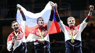 Мужская сборная России по фехтованию стала обладателем золота Олимпиады в Рио