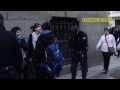 escracheFeminista a Gallardon con agresion de la policia