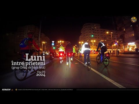 VIDEOCLIP Cu bicicleta prin Bucuresti / Luni, intre prieteni / 4 martie 2024 [VIDEO]