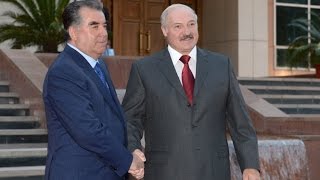 встреча А.Лукашенко с Эмомали Рахмоном. Душанбе 14.09.2015