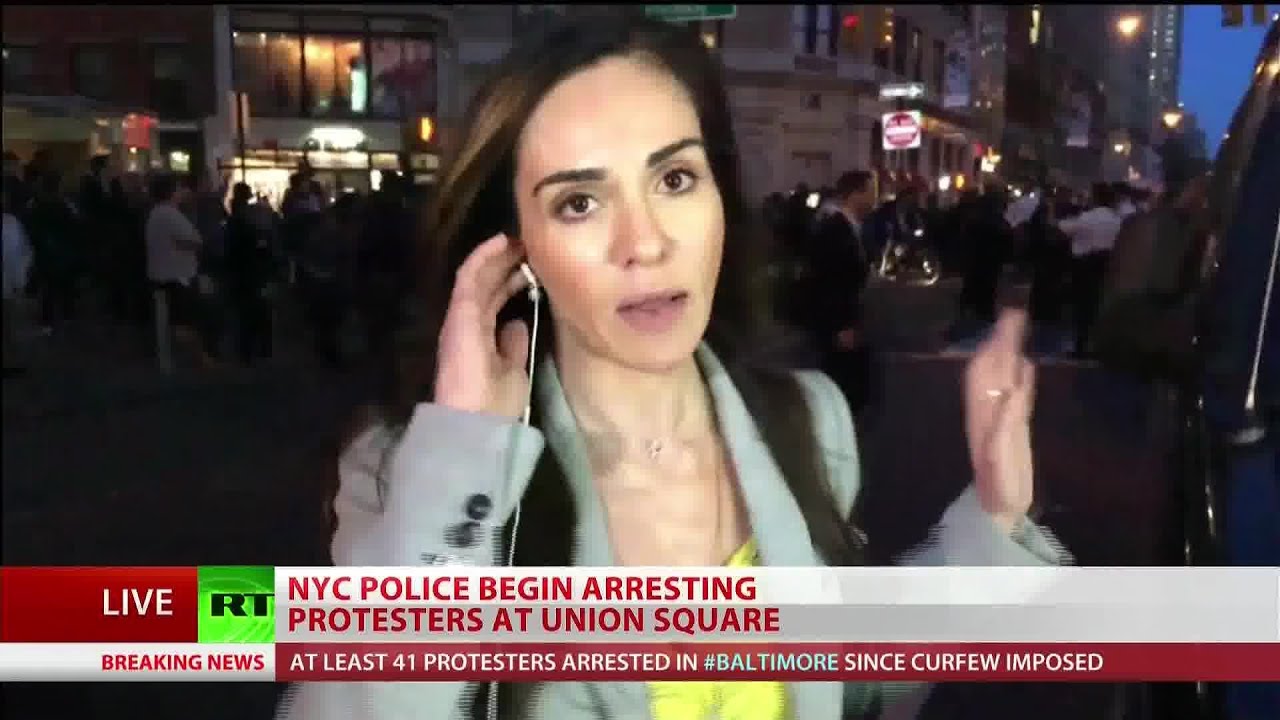 Protesters arrested in NYC during march for Freddie Gray