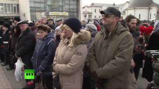 Акция в память о трагических событиях в Театральном центре на Дубровке