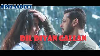 Atif Aslam| Dil Diya Gallan| Full Song| With Lyrics| Salman Khan| Katrina Kaif Atif Aslam| Dil Diya Gallan| Full Song| With Lyrics| Salman Khan| Katrina Kaif