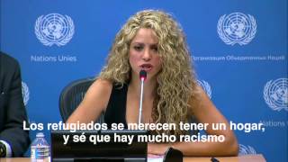 United Nations: Shakira"s remarks about the refugee crisis in Syria