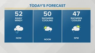 Rain and wind in western Washington on SaturdayRain and wind in western Washington on Saturday