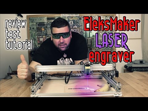 Laser engrave? EleksMaker CNC Review and test - UCjiVhIvGmRZixSzupD0sS9Q