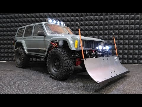 КРУТОЙ ОТВАЛ с системой подъема и опускания. Чистим снег правильно на Axial SCX10 2 (Snow plow) - UCvsV75oPdrYFH7fj-6Mk2wg