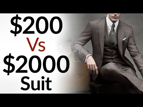 $200 Vs $2000 Men's Suit | 5 Differences Between Low & High Quality Suits | Cheap Vs Expensive - UCmRfQHc3U4fV1-i8Ry1HmtA