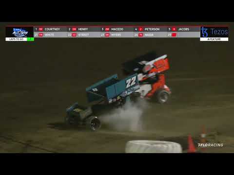 Highlights: Tezos All Star Circuit of Champions @ Wayne County Speedway 6.12.2023 - dirt track racing video image