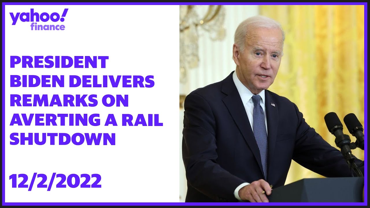 LIVE: President Biden delivers remarks on averting a rail shutdown