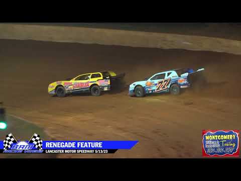 Renegade Feature - Lancaster Motor Speedway 5/13/23 - dirt track racing video image
